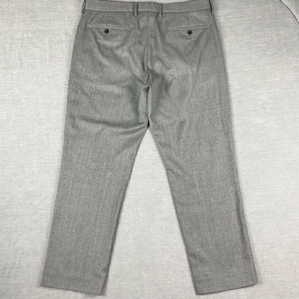 J Crew Slim Bedford Wool Gray Dress Pants Men’s Size 36x30